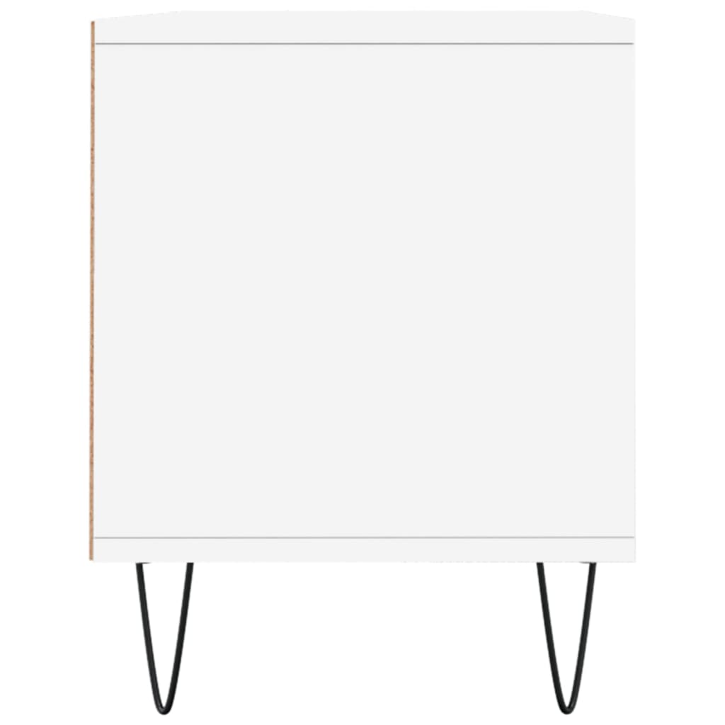 Mobile Porta TV Bianco 100x34,5x44,5 cm in Legno Multistrato - homemem39