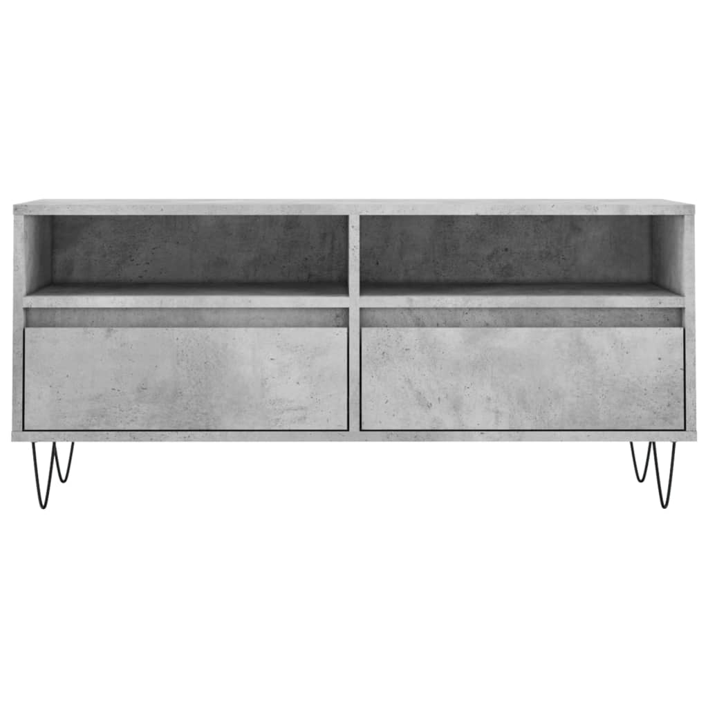 Mobile per TV Grigio Cemento 100x34,5x44,5 cm Legno Multistrato - homemem39