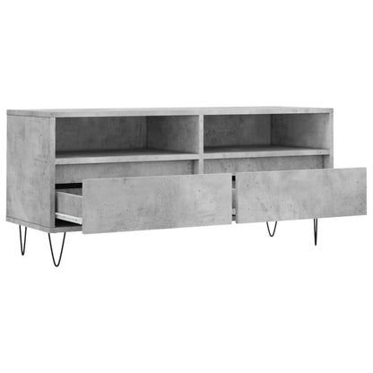 Mobile per TV Grigio Cemento 100x34,5x44,5 cm Legno Multistrato - homemem39