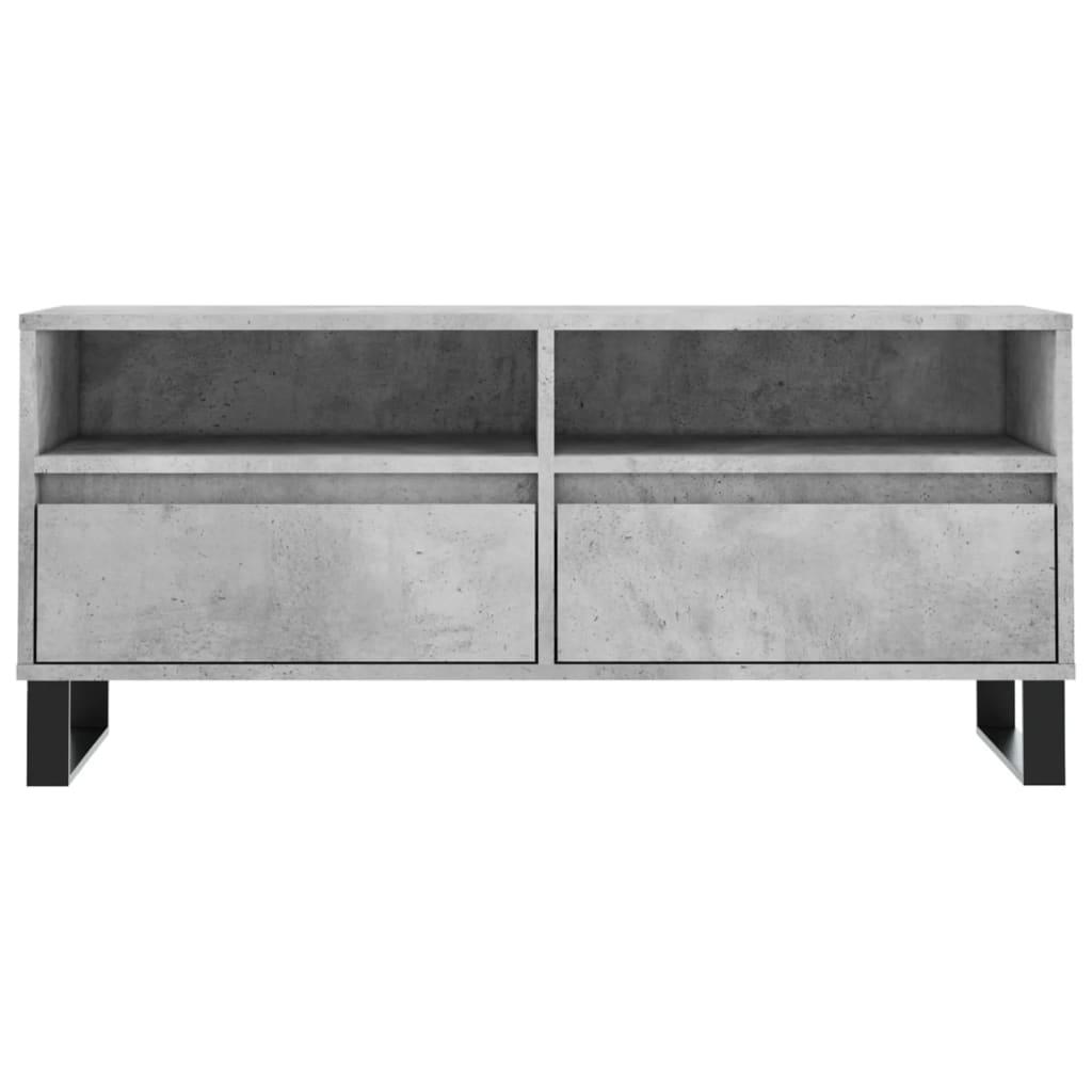 Mobile per TV Grigio Cemento 100x34,5x44,5 cm Legno Multistrato - homemem39