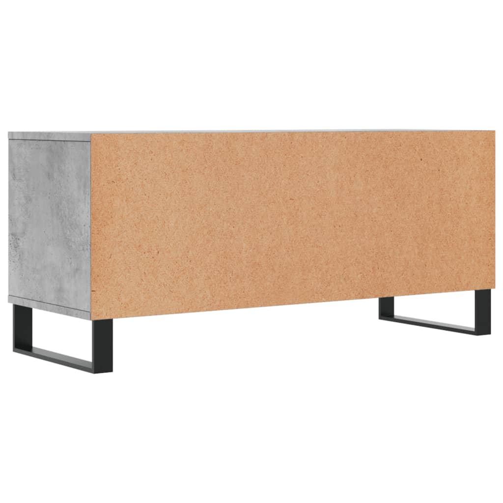 Mobile per TV Grigio Cemento 100x34,5x44,5 cm Legno Multistrato - homemem39