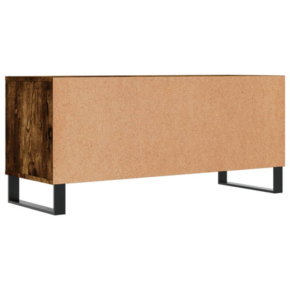 Mobile TV Rovere Fumo 100x34,5x44,5 cm in Legno Multistrato - homemem39