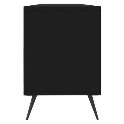 Mobile Porta TV Nero 150x30x44,5 cm in Legno Multistrato - homemem39