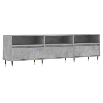 Mobile TV Grigio Cemento 150x30x44,5 cm Legno Multistrato - homemem39