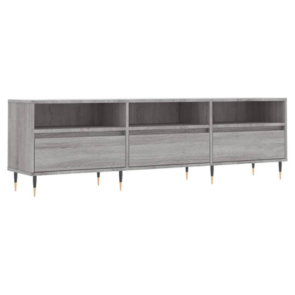 Mobile Porta TV Grigio Sonoma 150x30x44,5 cm Legno Multistrato - homemem39