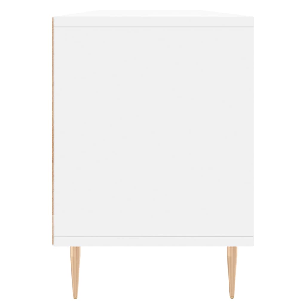 Mobile Porta TV Bianco 150x30x44,5 cm in Legno Multistrato - homemem39