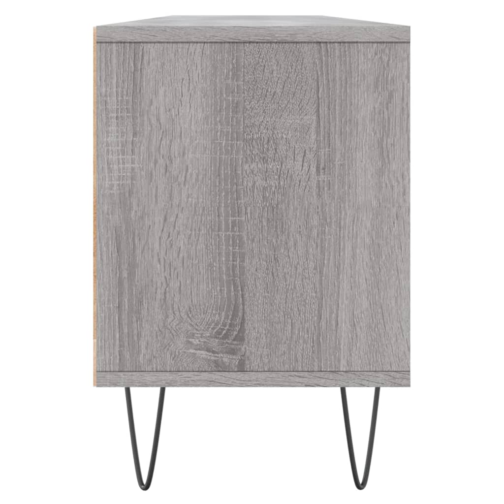 Mobile Porta TV Grigio Sonoma 150x30x44,5 cm Legno Multistrato - homemem39