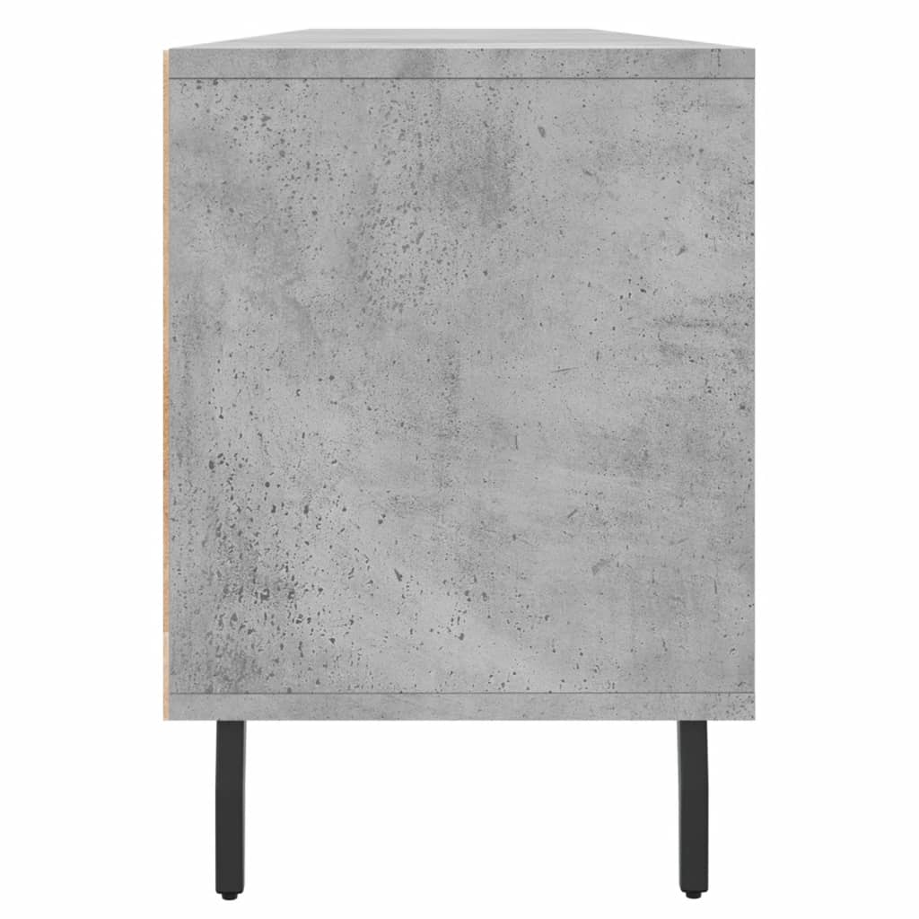 Mobile TV Grigio Cemento 150x30x44,5 cm Legno Multistrato - homemem39