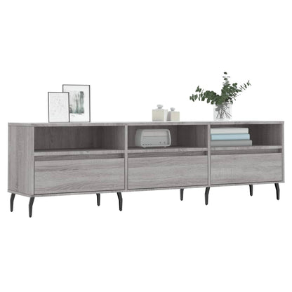 Mobile Porta TV Grigio Sonoma 150x30x44,5 cm Legno Multistrato - homemem39