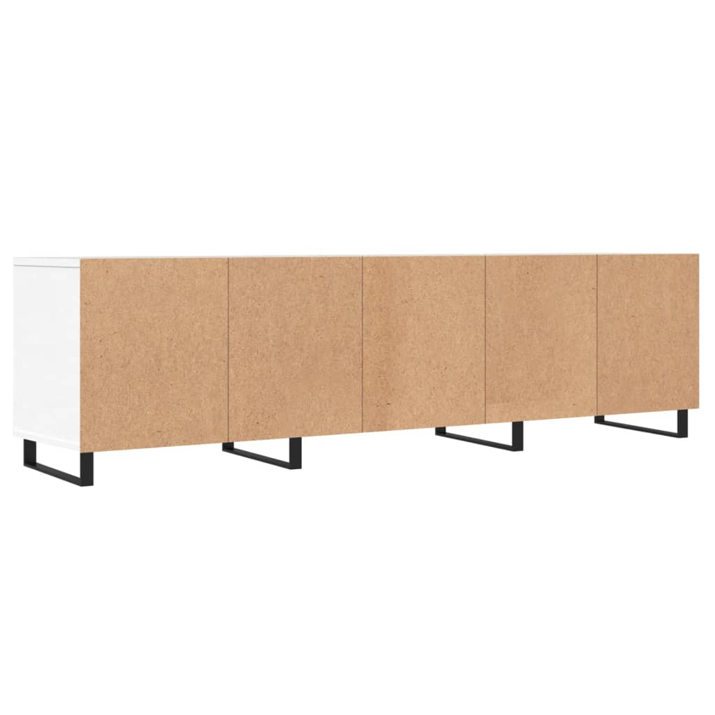 Mobile Porta TV Bianco 150x30x44,5 cm in Legno Multistrato - homemem39