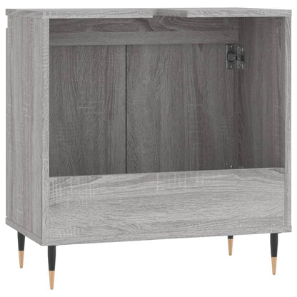 Mobile da Bagno Grigio Sonoma 58x33x60 cm in Legno Multistrato - homemem39