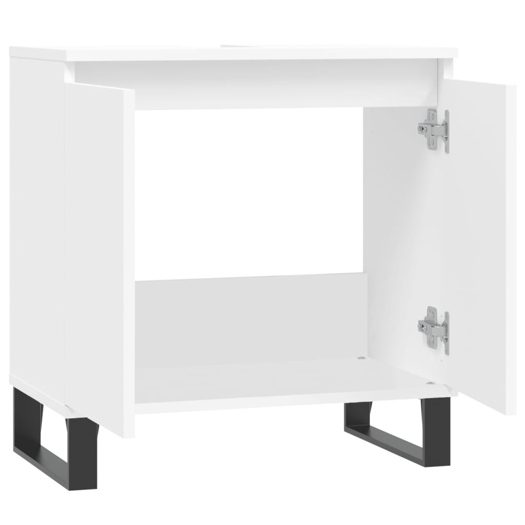 Mobile da Bagno Bianco 58x33x60 cm in Legno Multistrato - homemem39