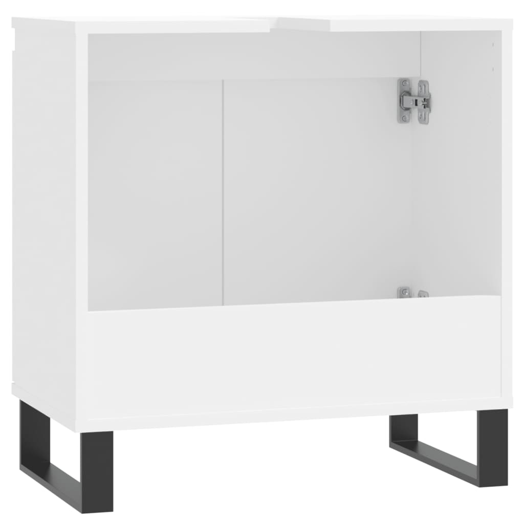 Mobile da Bagno Bianco 58x33x60 cm in Legno Multistrato - homemem39