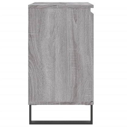 Mobile da Bagno Grigio Sonoma 58x33x60 cm in Legno Multistrato - homemem39