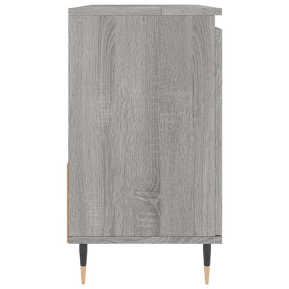 Armadietto Bagno Grigio Sonoma 65x33x60 cm in Legno Multistrato - homemem39