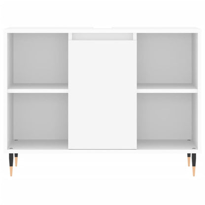 Mobile da Bagno Bianco 80x33x60 cm in Legno Multistrato - homemem39