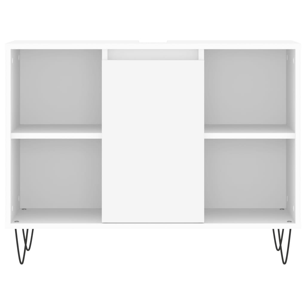 Mobile da Bagno Bianco 80x33x60 cm in Legno Multistrato - homemem39