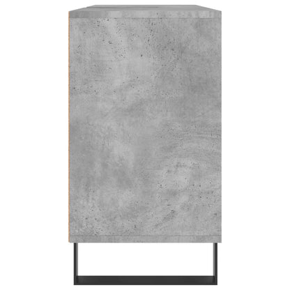 Armadietto da Bagno Grigio Cemento 80x33x60cm Legno Multistrato - homemem39