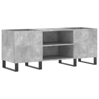 Mobile Porta Dischi Grigio Cemento 121x38x48 Legno Multistrato - homemem39