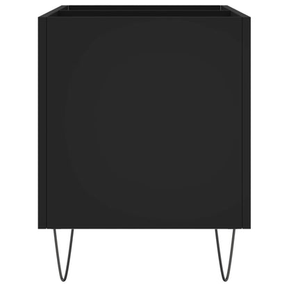 Mobile Porta Dischi Nero 74,5x38x48 cm in Legno Multistrato - homemem39