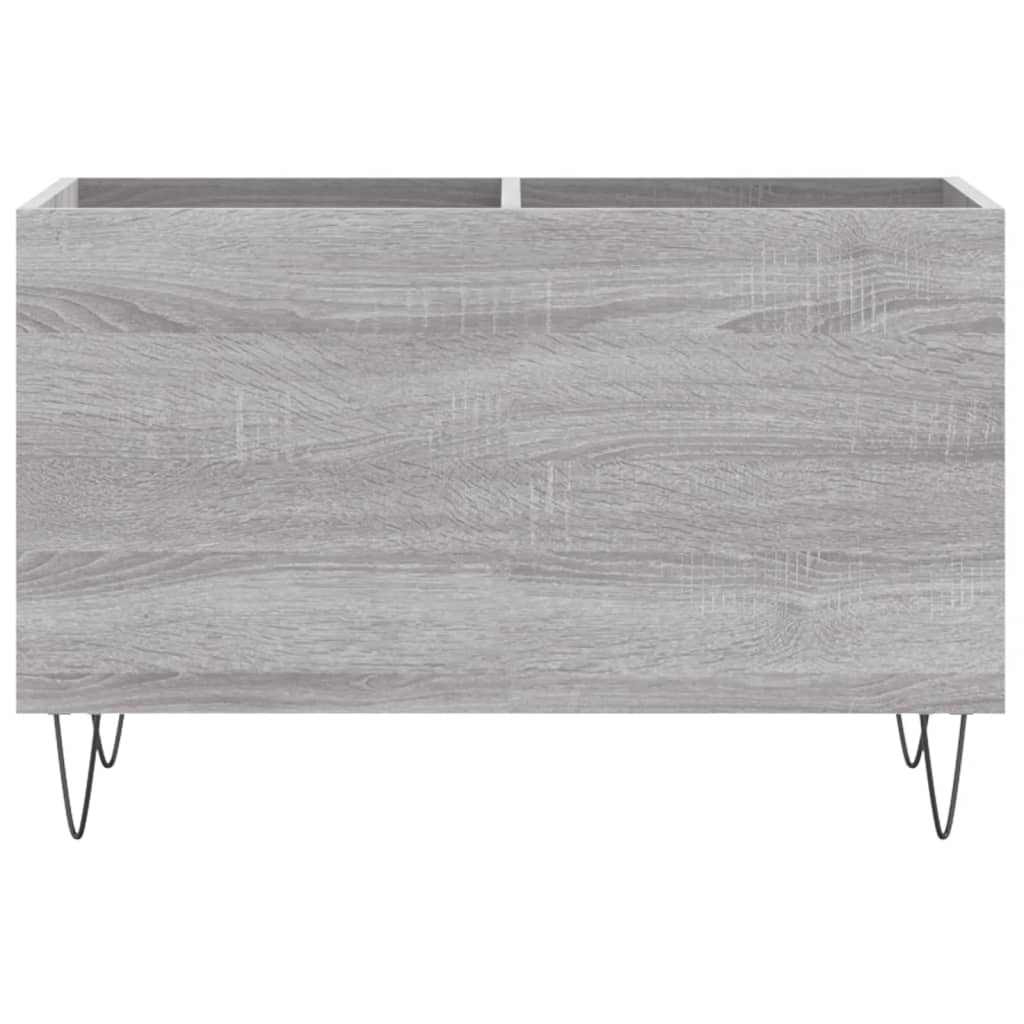 Mobile Porta Dischi Grigio Sonoma 74,5x38x48 Legno Multistrato - homemem39