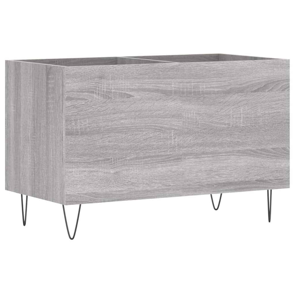 Mobile Porta Dischi Grigio Sonoma 74,5x38x48 Legno Multistrato - homemem39