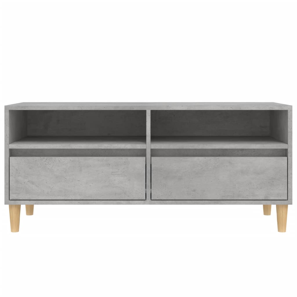 Mobile per TV Grigio Cemento 100x34,5x44,5 cm Legno Multistrato - homemem39