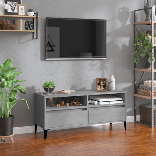 Mobile per TV Grigio Cemento 100x34,5x44,5 cm Legno Multistrato - homemem39