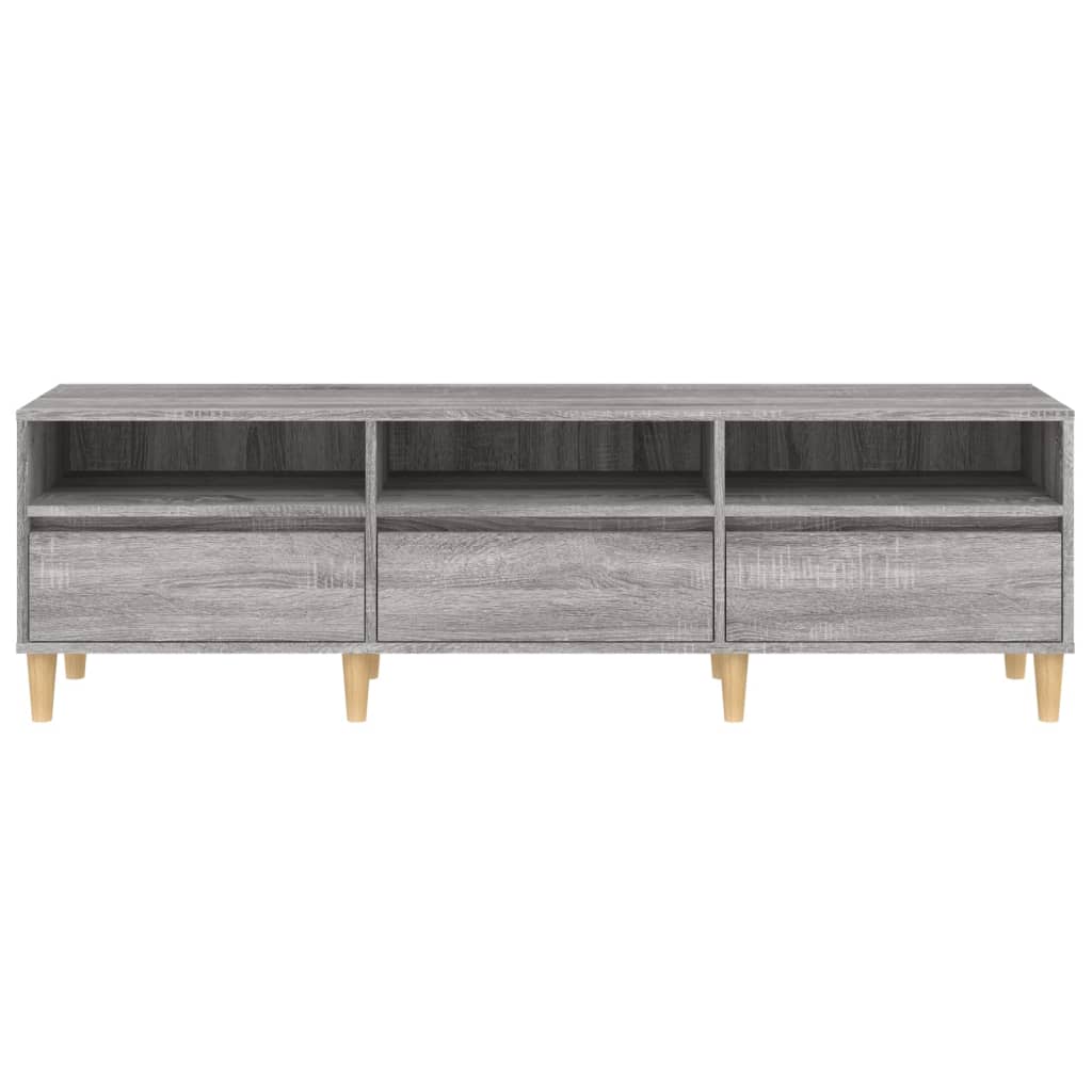 Mobile Porta TV Grigio Sonoma 150x30x44,5 cm Legno Multistrato - homemem39