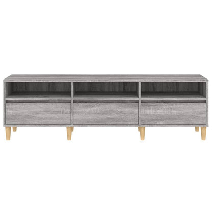 Mobile Porta TV Grigio Sonoma 150x30x44,5 cm Legno Multistrato - homemem39