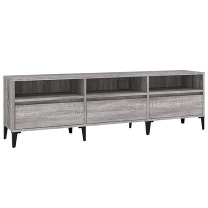 Mobile Porta TV Grigio Sonoma 150x30x44,5 cm Legno Multistrato - homemem39