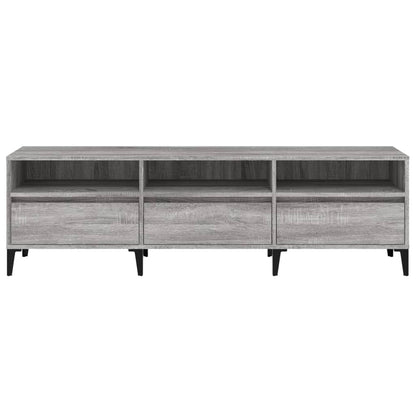 Mobile Porta TV Grigio Sonoma 150x30x44,5 cm Legno Multistrato - homemem39