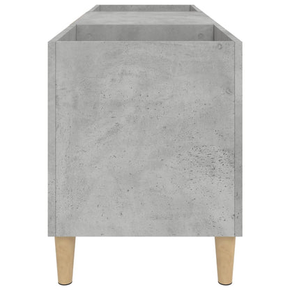 Mobile Porta Dischi Grigio Cemento 121x38x48 Legno Multistrato - homemem39