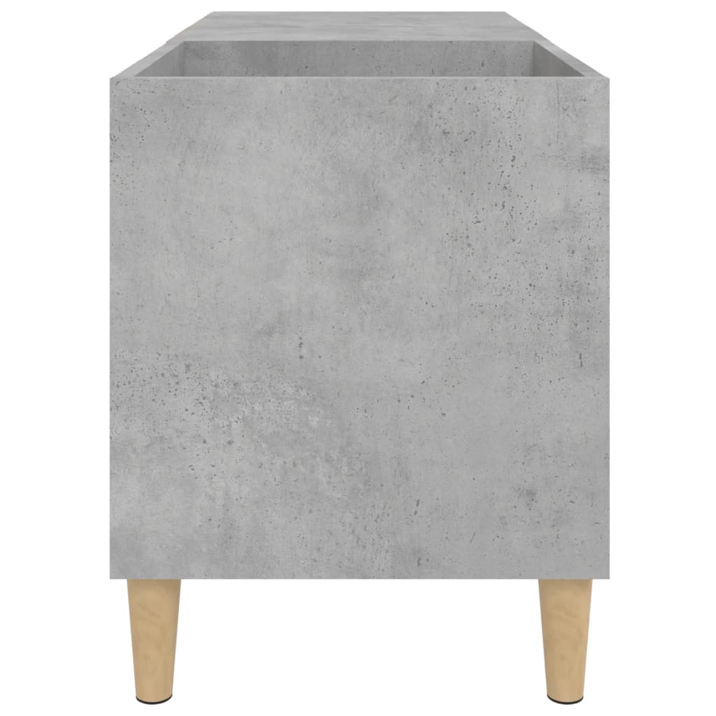 Mobile Porta Dischi Grigio Cemento 84,5x38x48 Legno Multistrato - homemem39