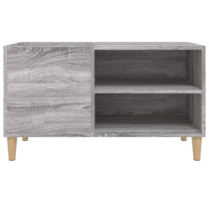 Mobile Porta Dischi Grigio Sonoma 84,5x38x48 Legno Multistrato - homemem39