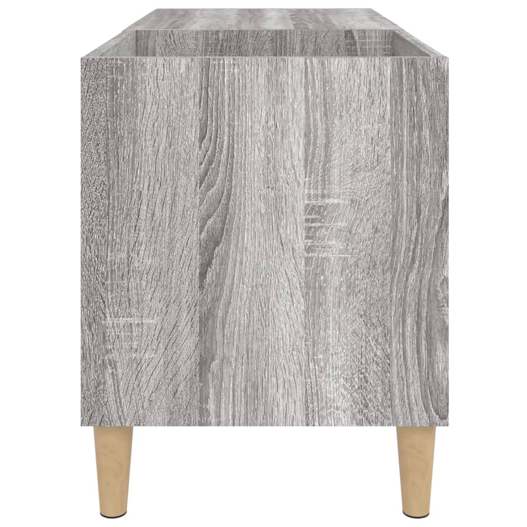 Mobile Porta Dischi Grigio Sonoma 84,5x38x48 Legno Multistrato - homemem39