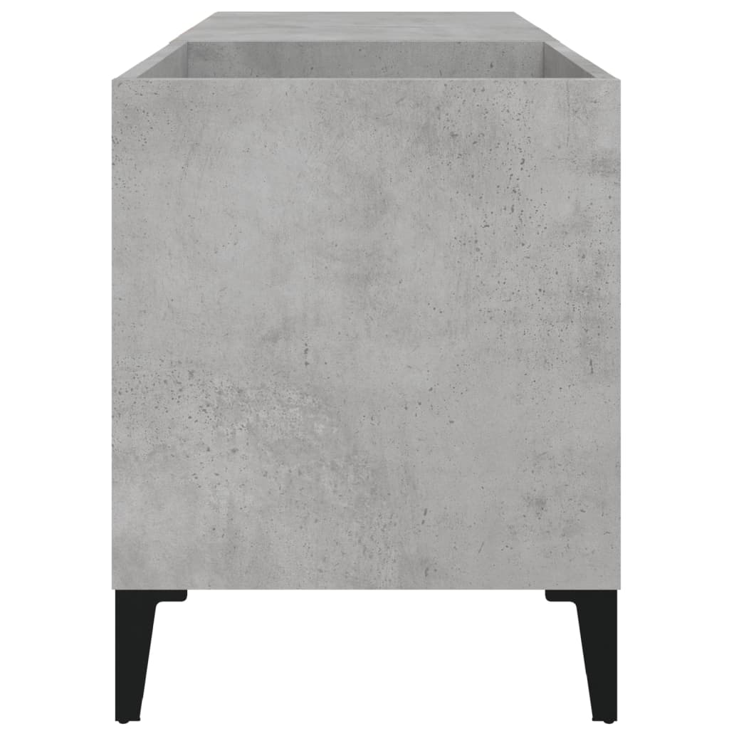 Mobile Porta Dischi Grigio Cemento 84,5x38x48 Legno Multistrato - homemem39