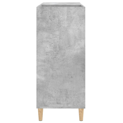 Mobile Porta Dischi Grigio Cemento 84,5x38x89 Legno Multistrato - homemem39