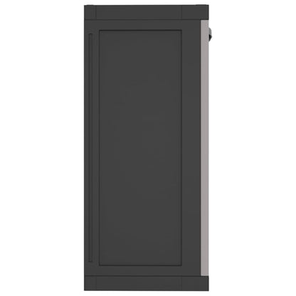 Armadio da Esterno Grigio e Nero 65x37x85 cm in PP - homemem39