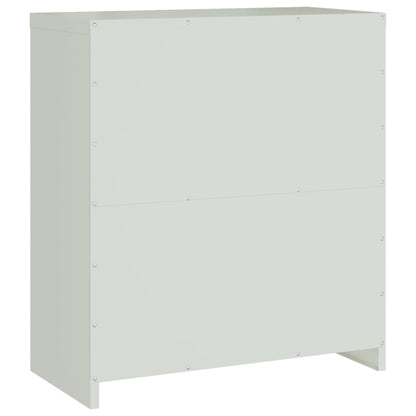 Armadio Classificatore Grigio Chiaro 79x40x90 cm in Acciaio - homemem39