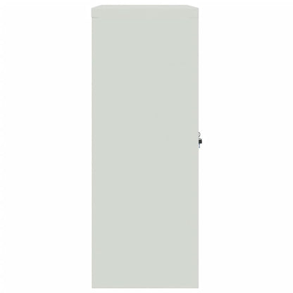 Armadio Classificatore Grigio Chiaro e Blu 90x40x105 cm Acciaio - homemem39