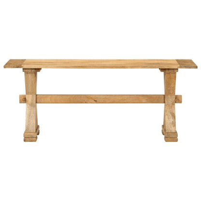 Panca 110x35x45 cm in Legno Massello di Mango - homemem39