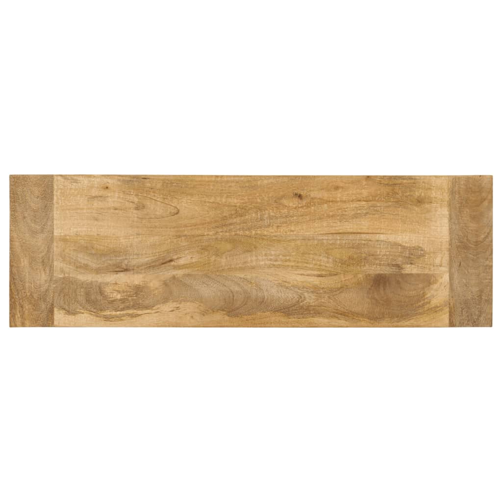 Panca 110x35x45 cm in Legno Massello di Mango - homemem39