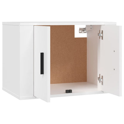 Mobili Porta TV a Parete 3 pz Bianco 57x34,5x40 cm - homemem39