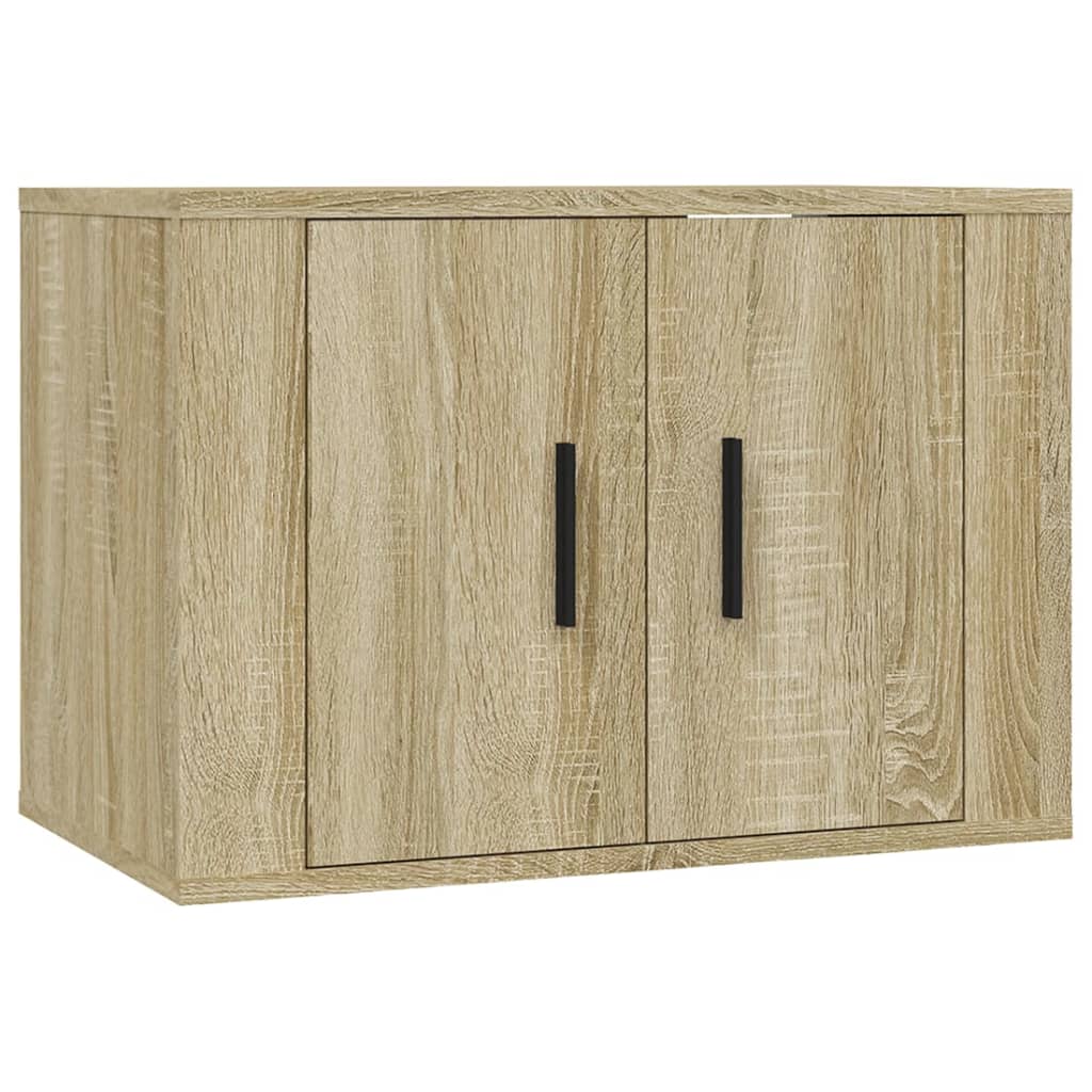 Mobili Porta TV a Parete 3 pz Rovere Sonoma 57x34,5x40 cm - homemem39