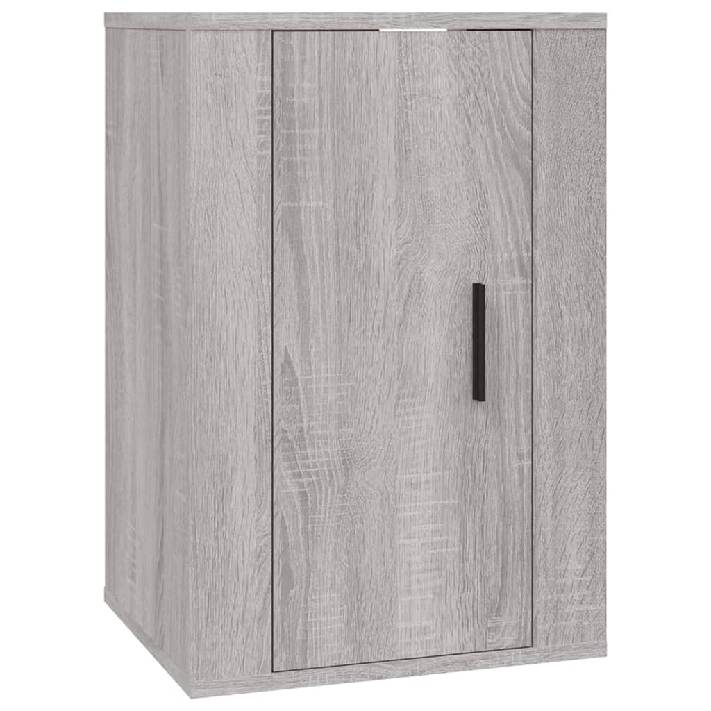 Set Mobili Porta TV 2 pz Grigio Sonoma in Legno Multistrato - homemem39