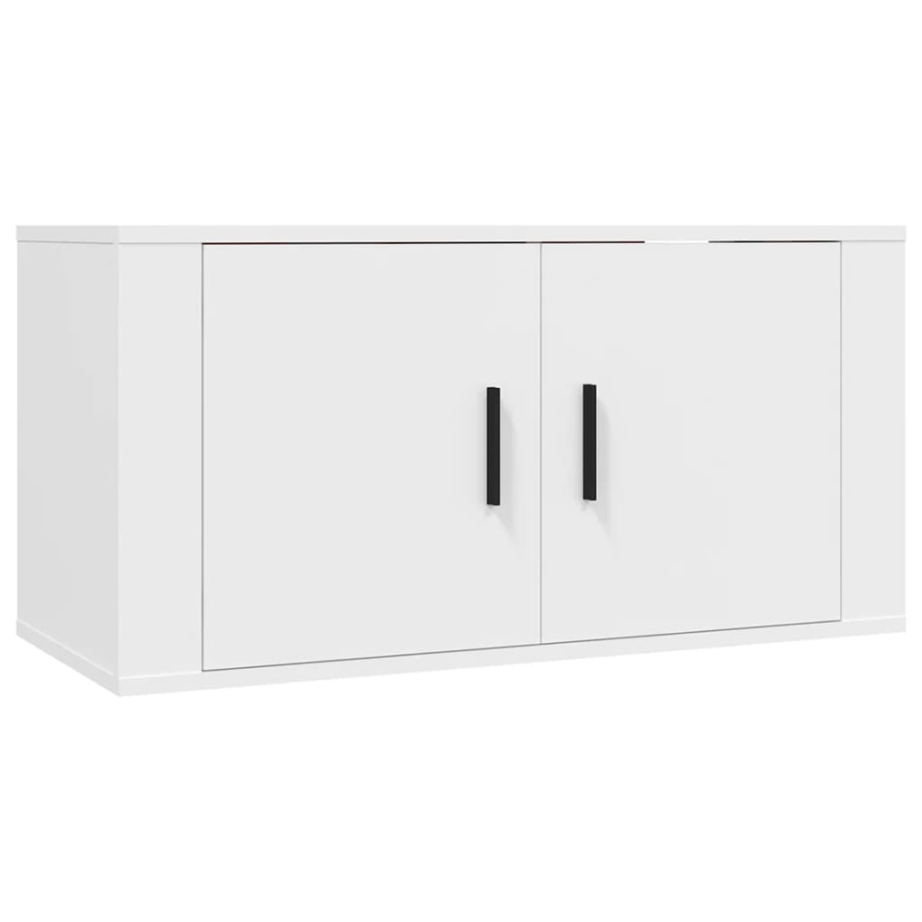 Set Mobili Porta TV 3 pz Bianco in Legno Multistrato - homemem39