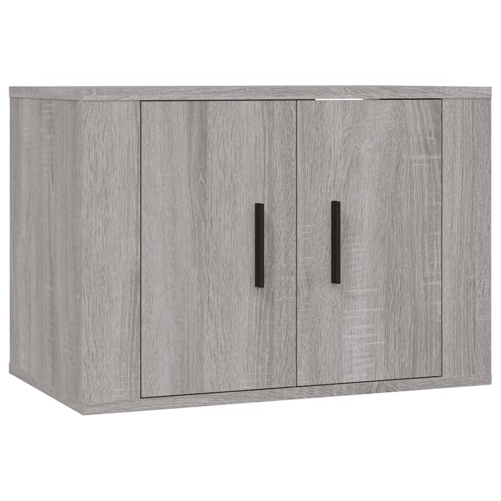 Set di Mobili Porta TV 4 pz Grigio Sonoma in Legno Multistrato - homemem39