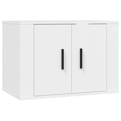 Set di Mobili Porta TV 5 pz Bianco in Legno Multistrato - homemem39