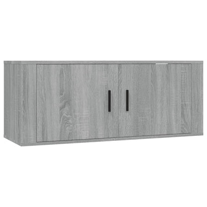 Set di Mobili Porta TV 4 pz Grigio Sonoma in Legno Multistrato - homemem39